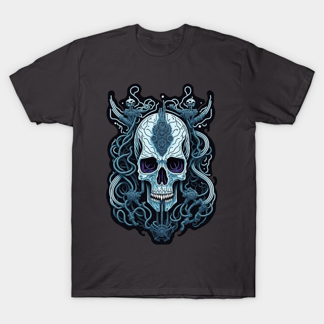 Cyborg Heads S03 D15 T-Shirt by Houerd